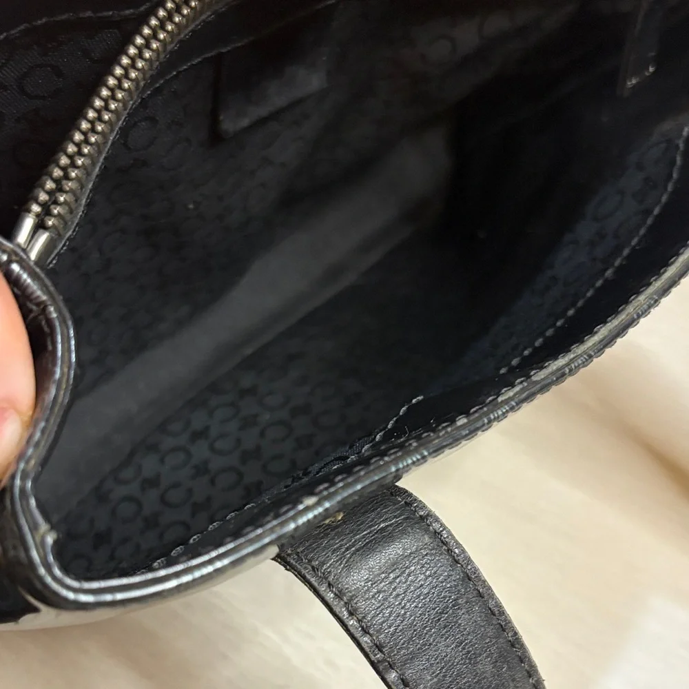 Vintage Celine Macadam PVC Mini Tote‎ – Black 11